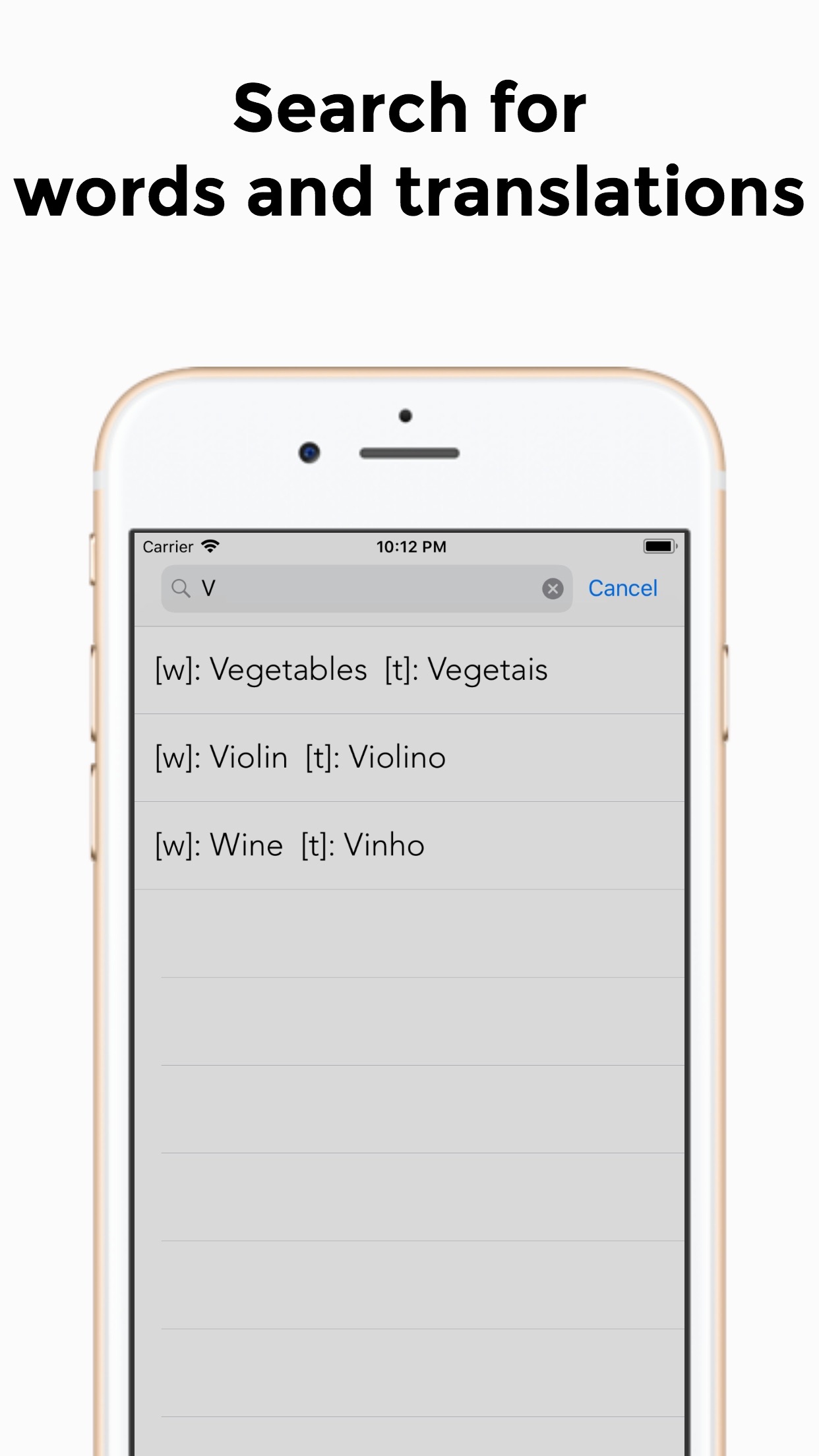 Words App Store screenshot 4