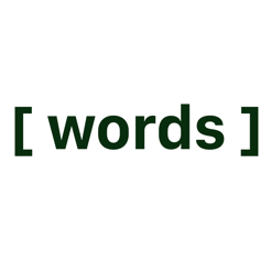 [ words ] app icon